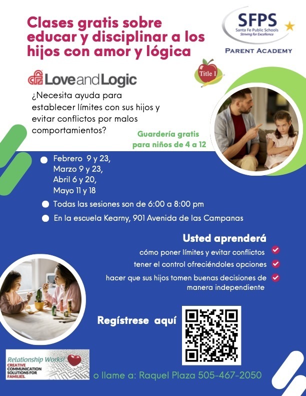 Clases gratis sobre educar y disciplinar a los hijo con amor y lógica. 