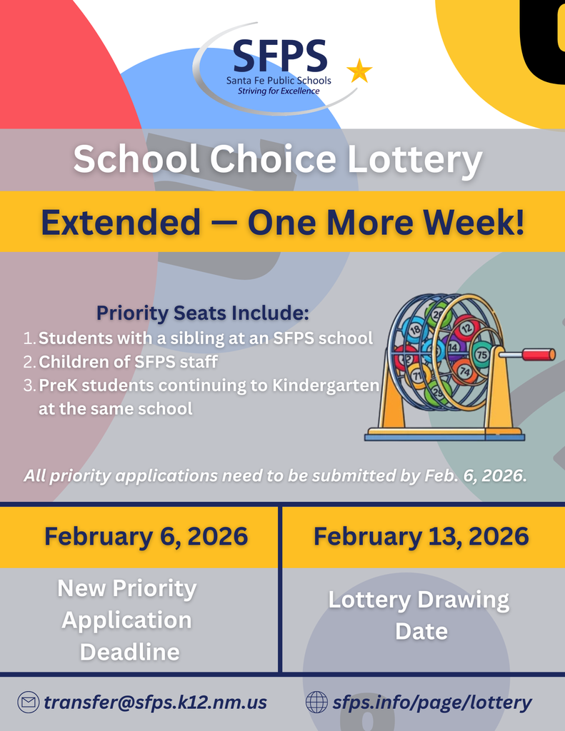 school choice lottery extended one more week. 