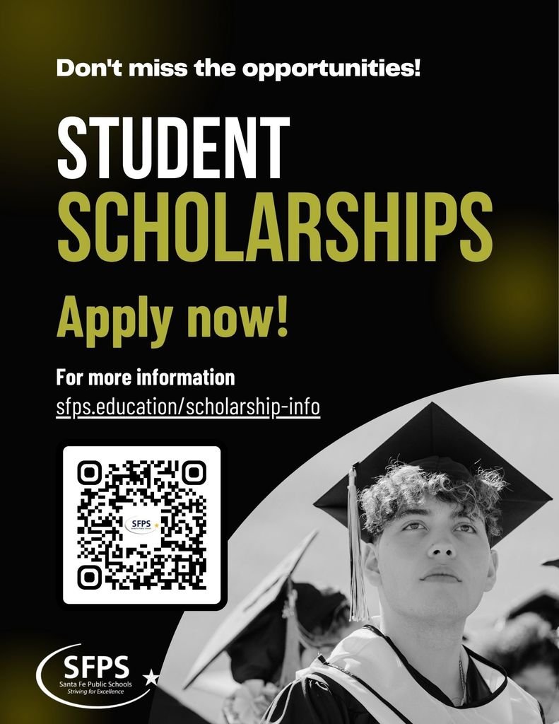 student scholarships. apply now. for more info visit sfps.education/scholarship-info