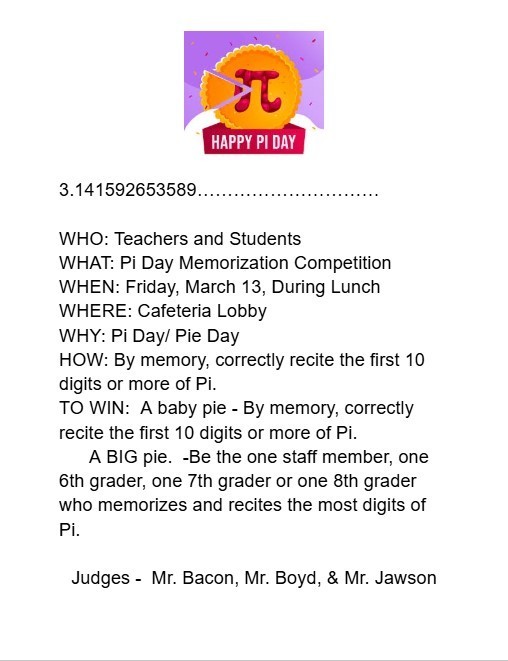 Help your student study for the contest/ Ayude a su estudiante prepararse para el concurso