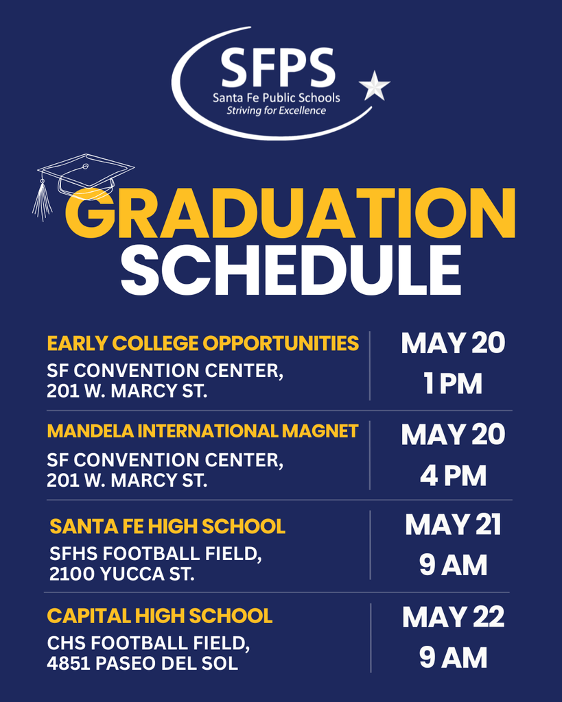 sfps graduation 2026 schedule