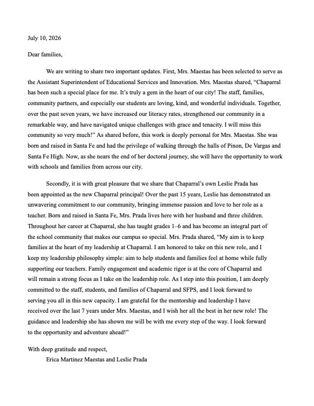 letter