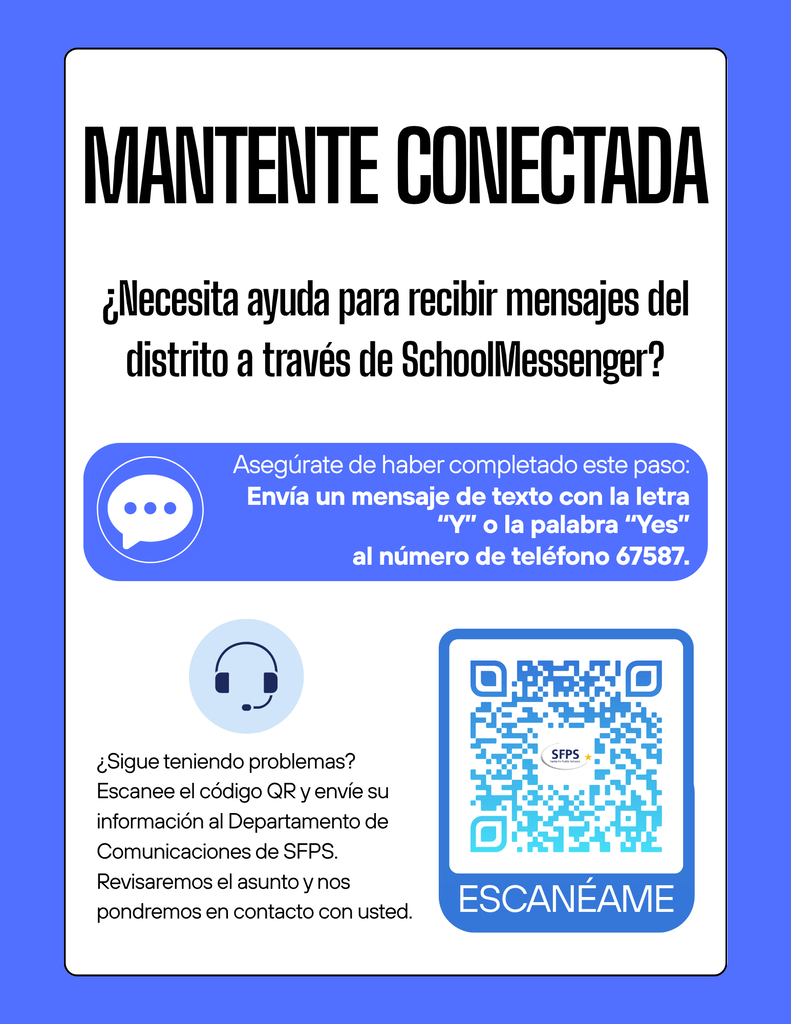 communications flyer