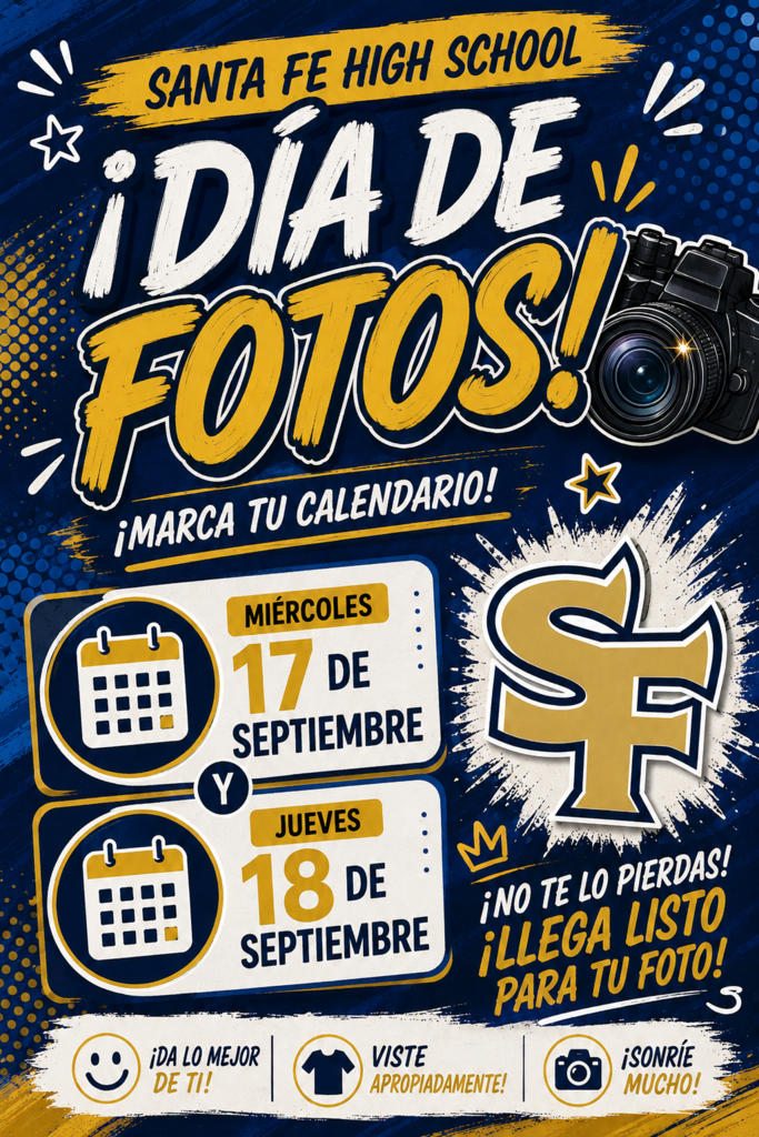 Picture day is coming up on September 17 and 18th