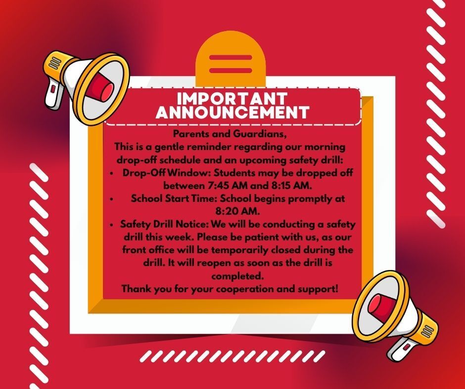 important annoucement