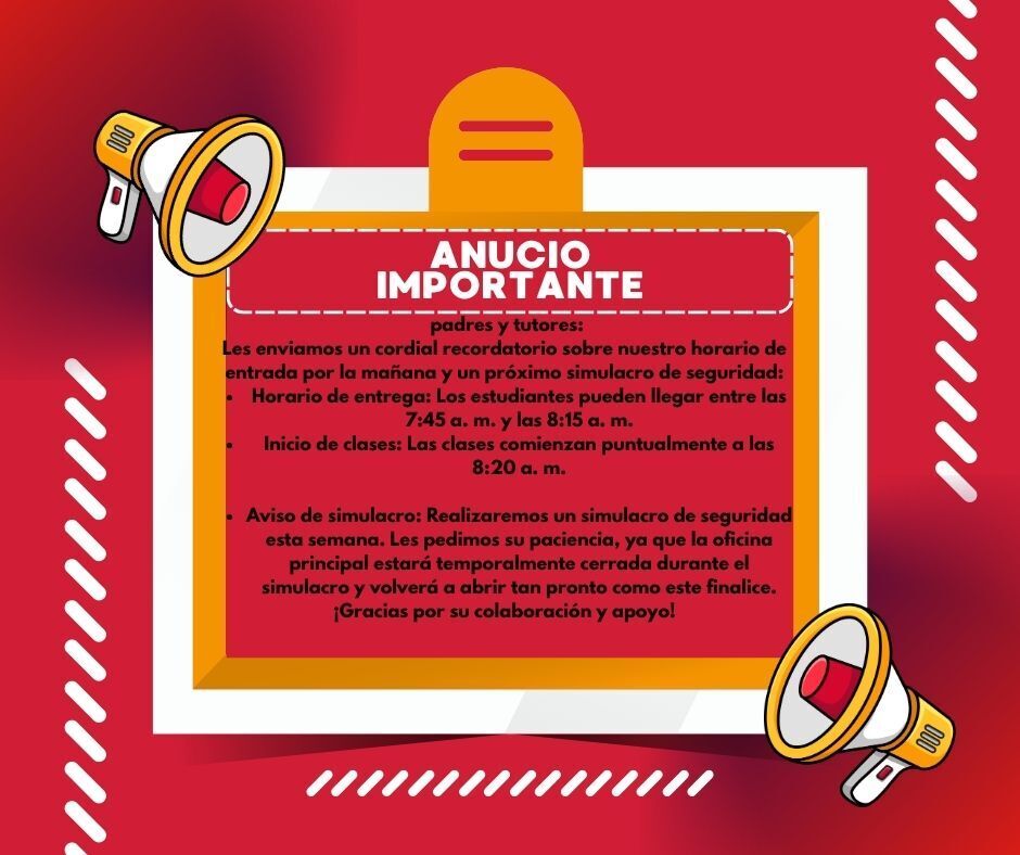 Anucio importante