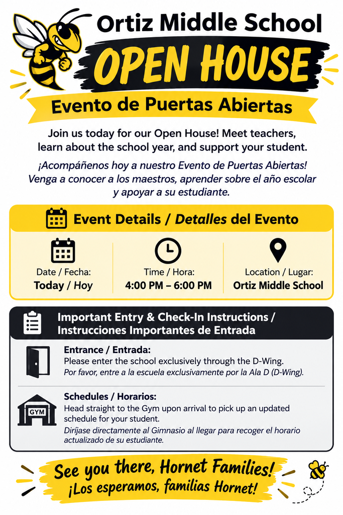 Open House / Casa Abierta