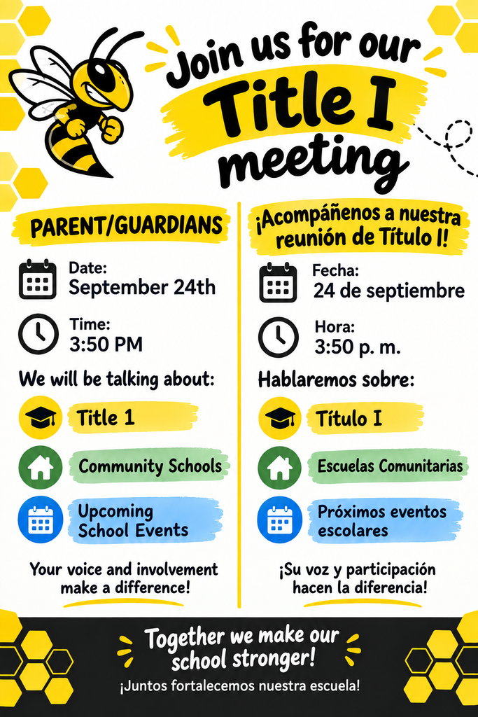 Title I Meeting/ Junta de titulo I