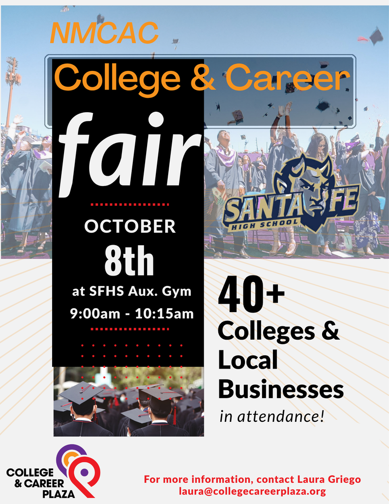 College and Career Fair October 8th 9am-10:15am