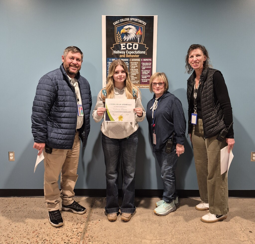 Perfect attendance Kathryn