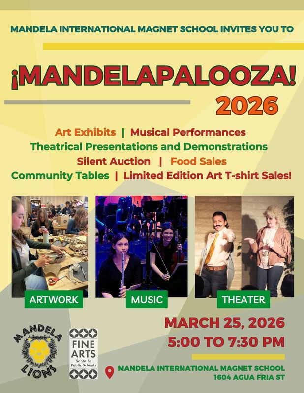 Mandelapalooza Flyer