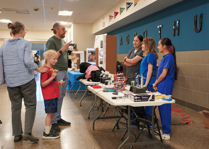 Community members learn about Capital High's Medical Science Academy 