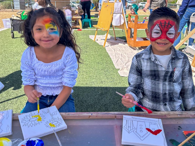 children enjoy the carnival.
