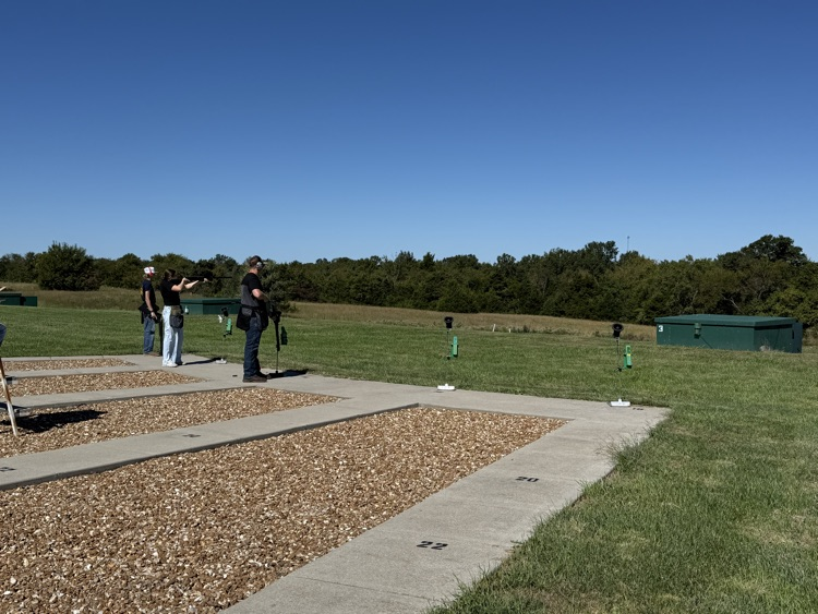 Santa Fe Trap shooting working hard