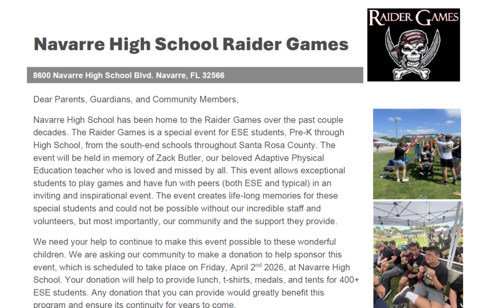 NHS raider Games