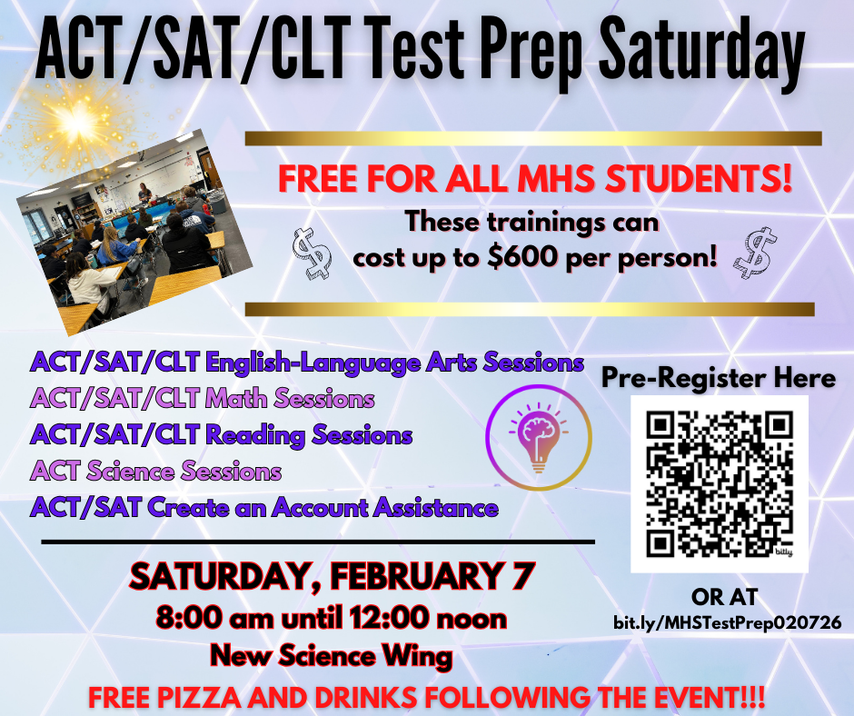 Flyer - Test Prep Saturday #3