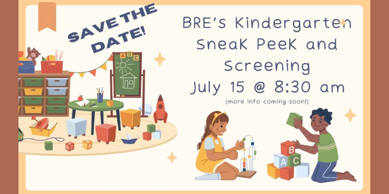 Kindergarten Sneak Peek Screening July 15
