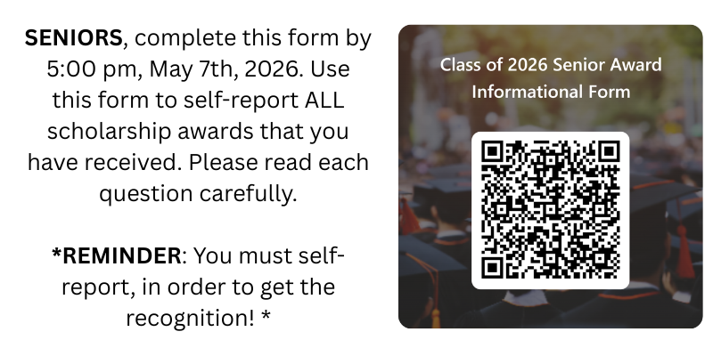 Black text on white background on the left, and on the right a qr code.