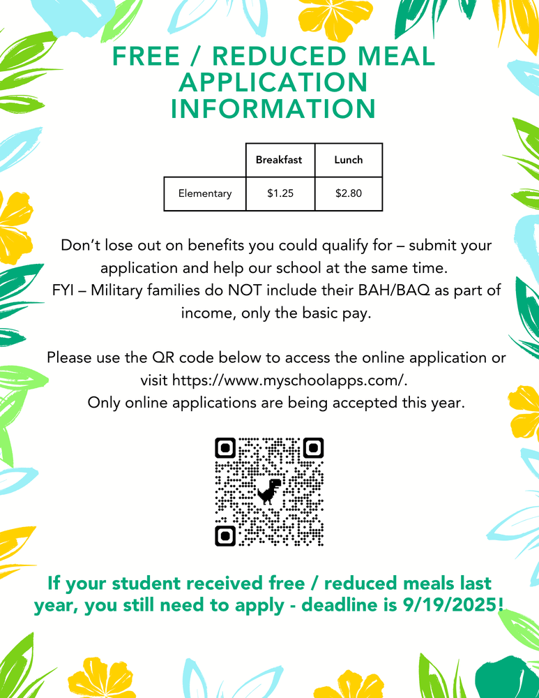 Free / Reduced Meal Information