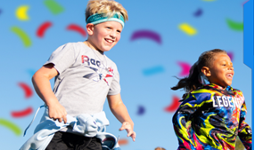 Children running
