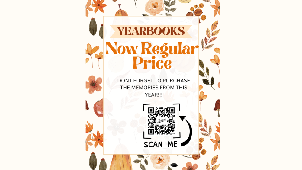 Yearbook flyer