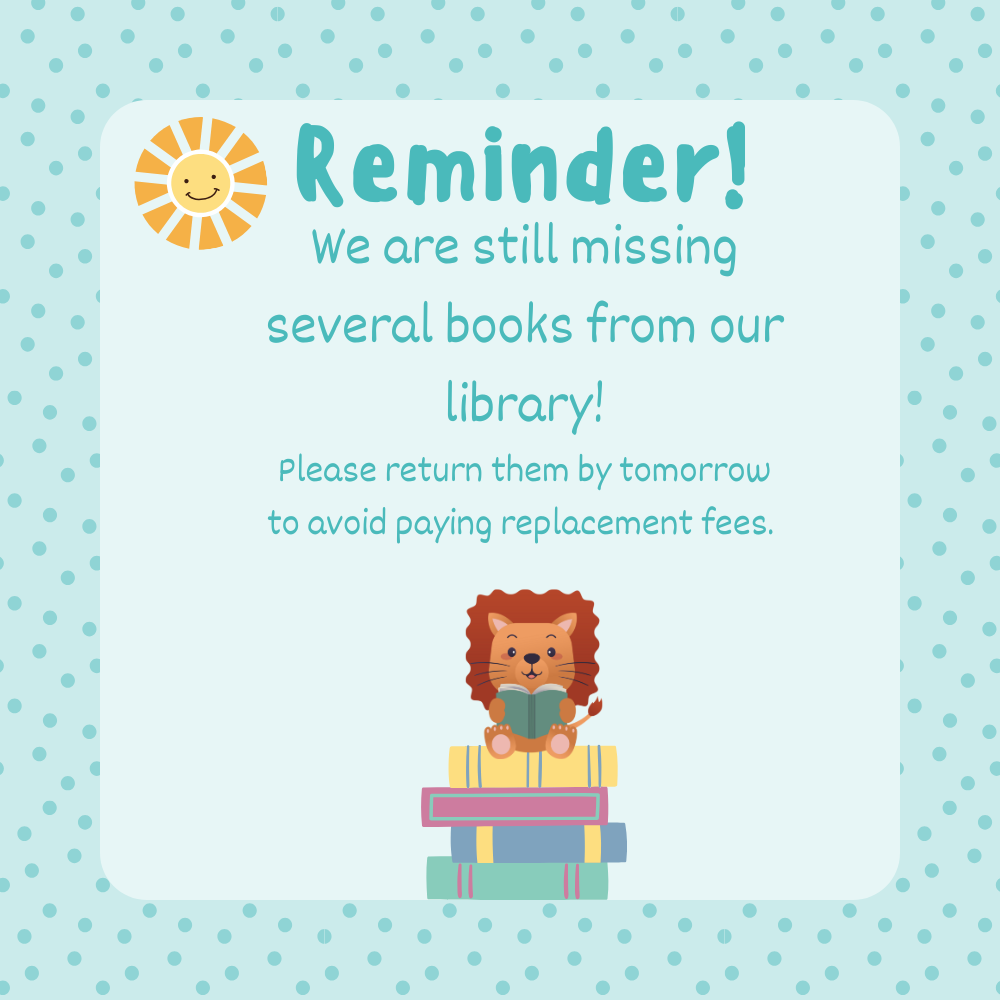 Missing library books