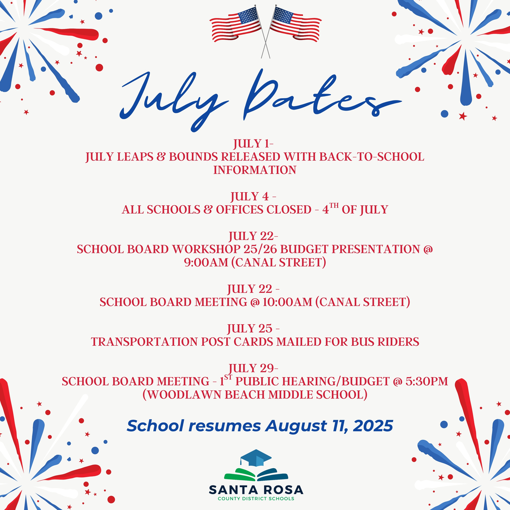 July Dates