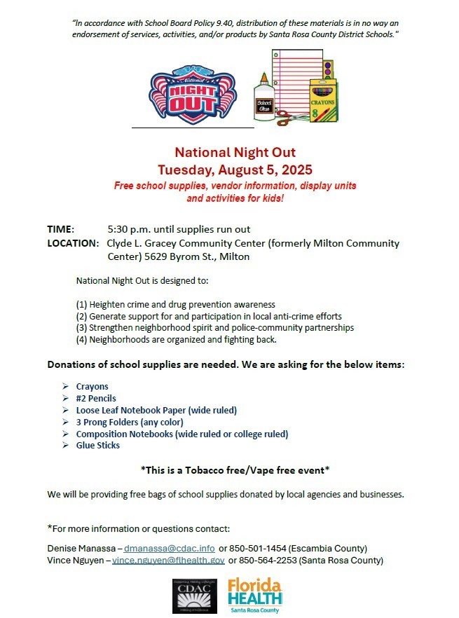 National Night Out Flyer