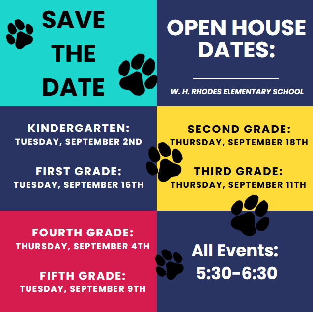 Open House Dates