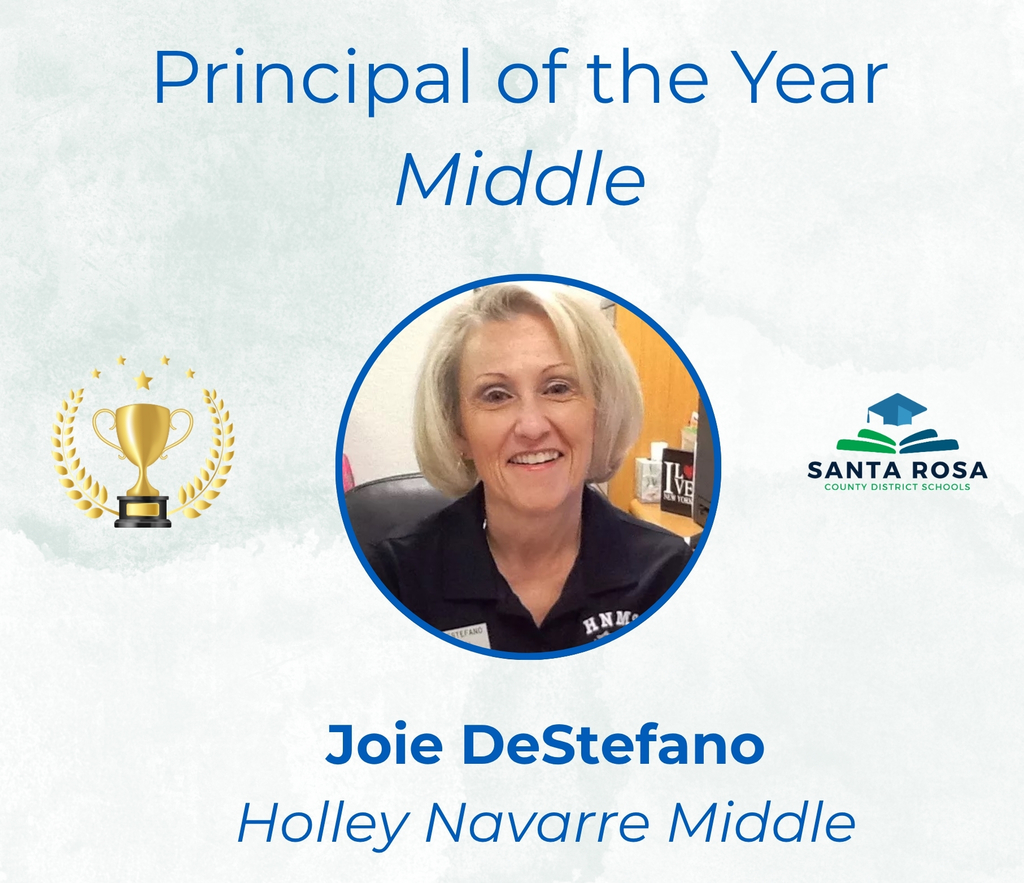 Joie DeStefano, Principal of the Year Middle