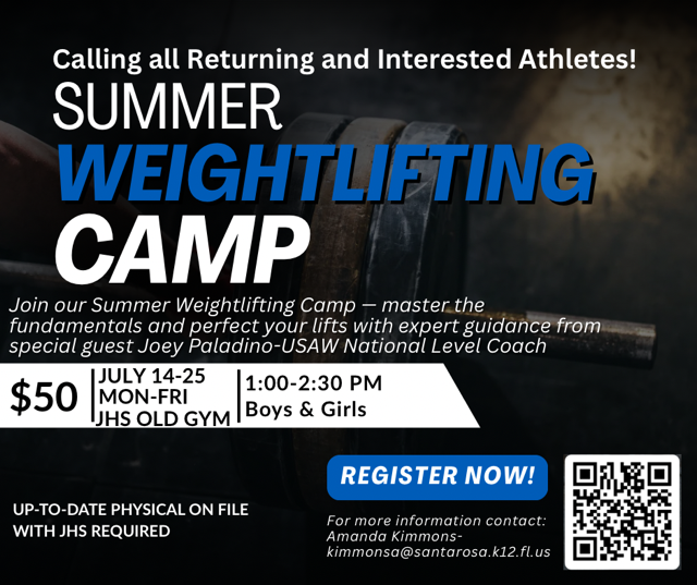 Summer Weightlifting Camp