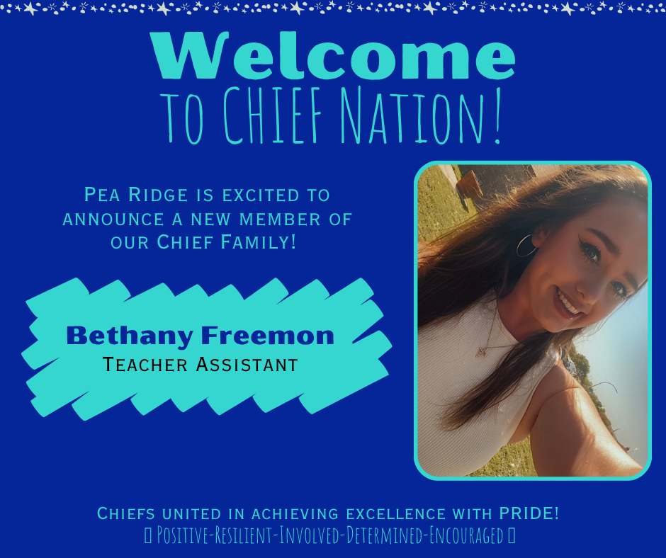 Bethany Freemon, Teacher Assistant