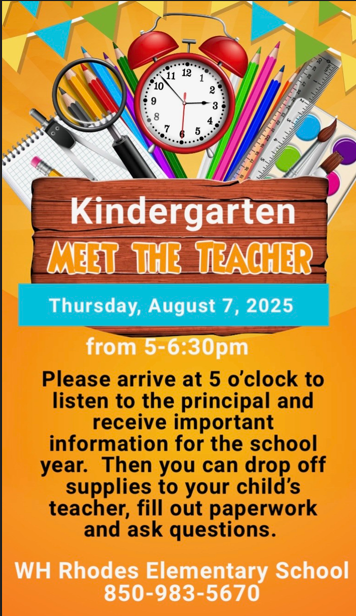 Information on the Upcoming Kindergarten Meet the Teacher