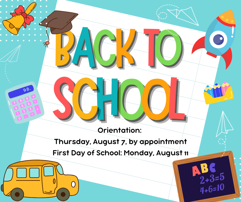 back to school flyer