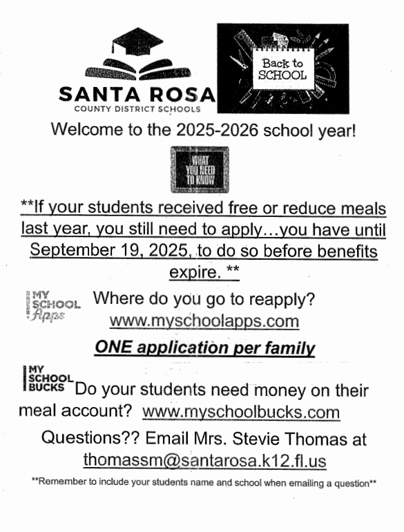 SRC Meal Information