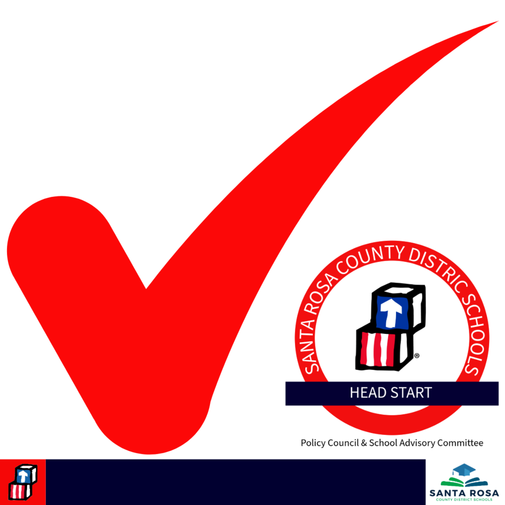 SRCDS Policy Council logo and checkmark