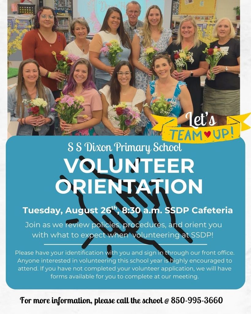 Volunteer Orientation flyer 