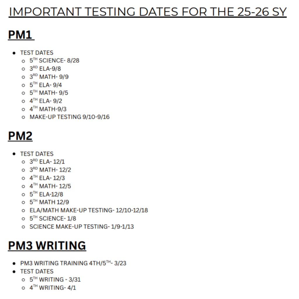 Updated Dates