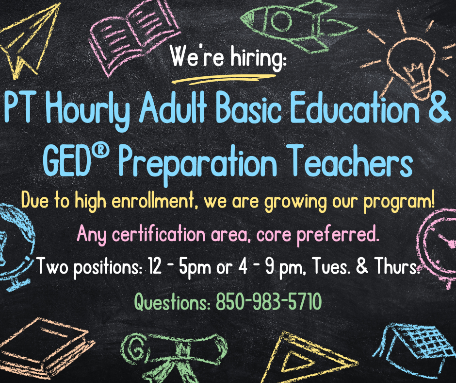 ABE GED Hiring August 2025