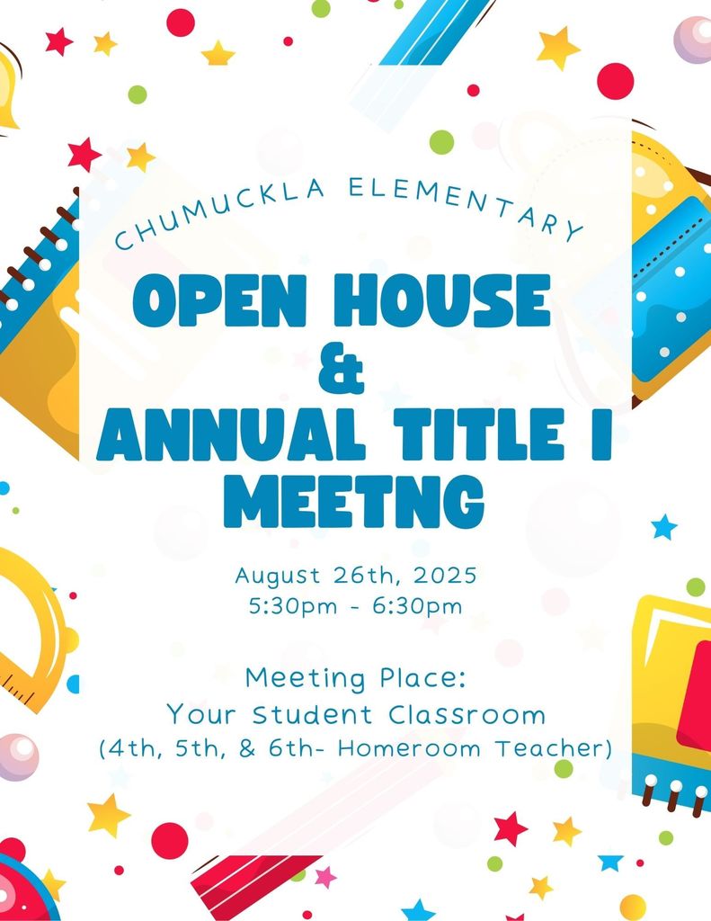 Open House & Title I Meeting 2025
