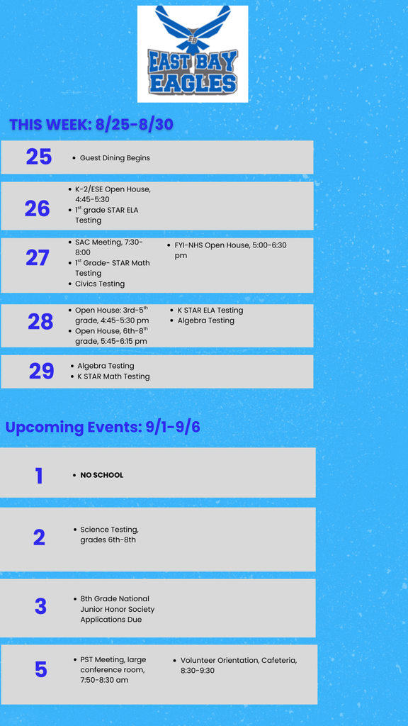 Sunday Announcements