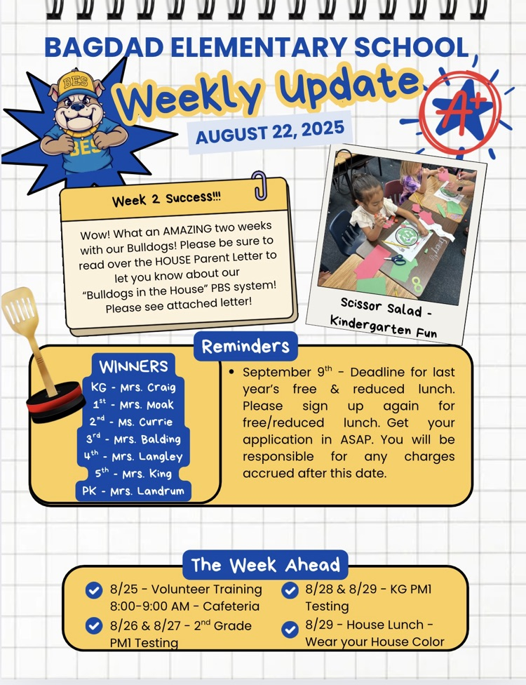 Week 2 Newsletter