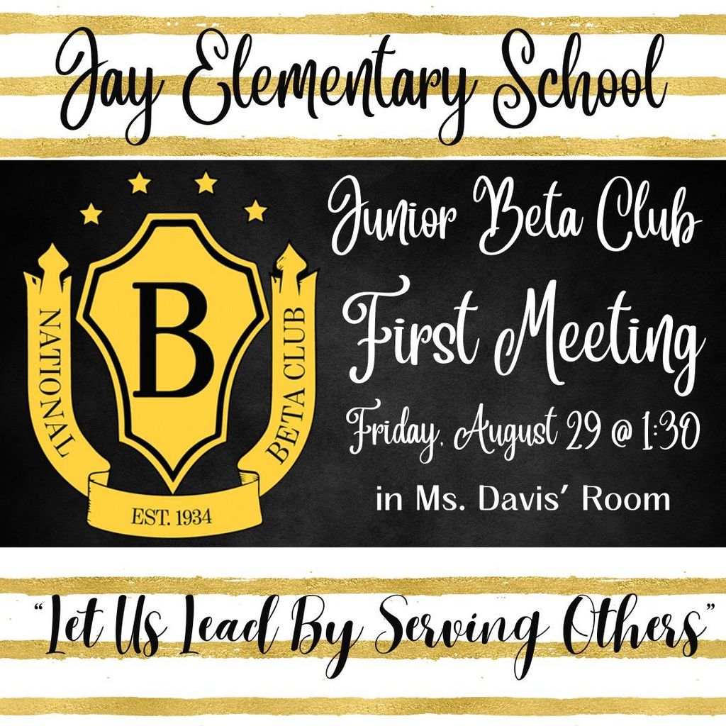 Junior Beta Meeting