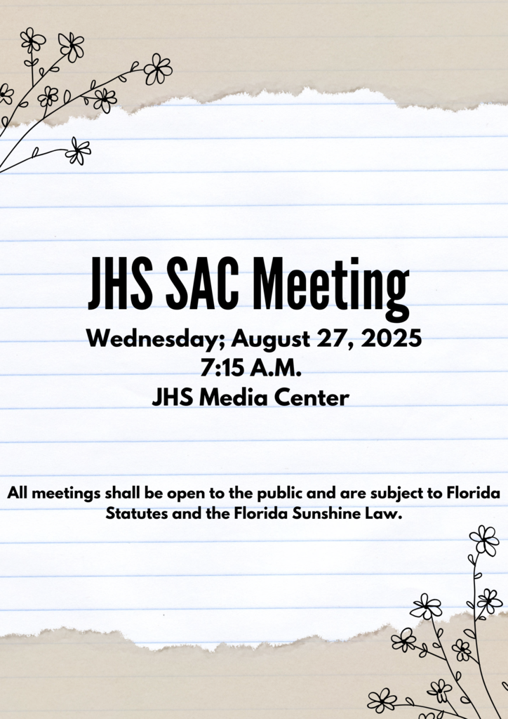 JHS SAC Meeting 