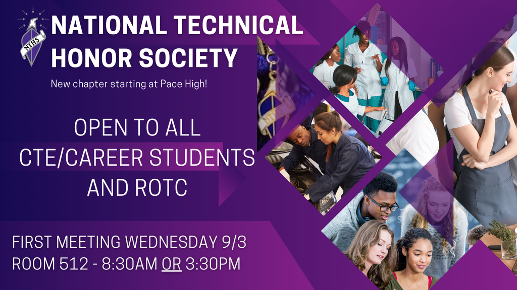 NTHS Meeting on 9/3 8:30 am or 3:30 pm in 512