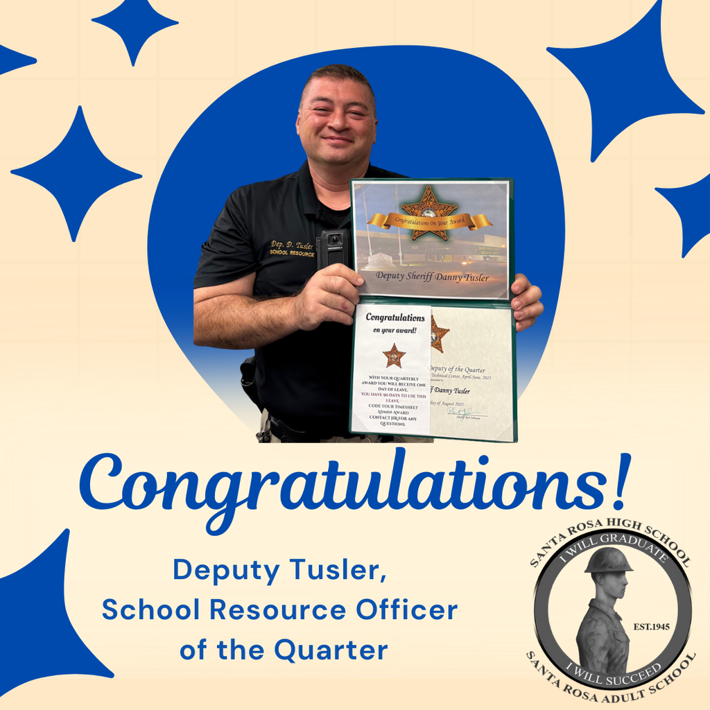 Deputy Tusler - SRO of the Quarter