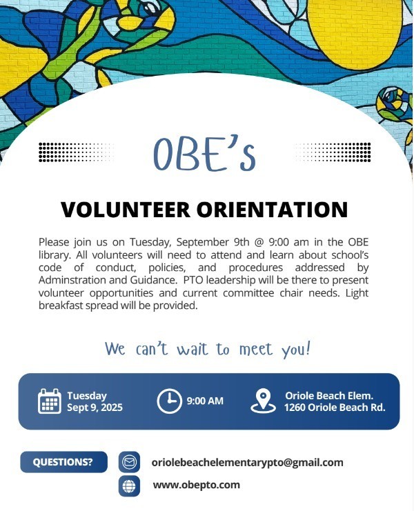 OBE's Volunteer Orientation 