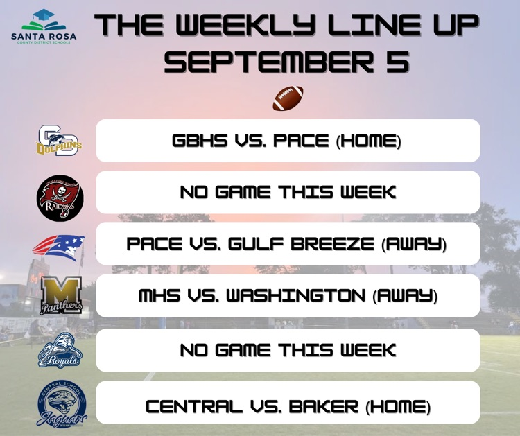 Football Lineup September 5