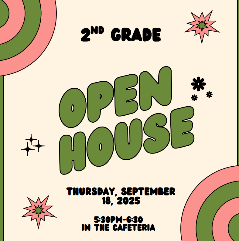 Open House Flyer_2nd Grade