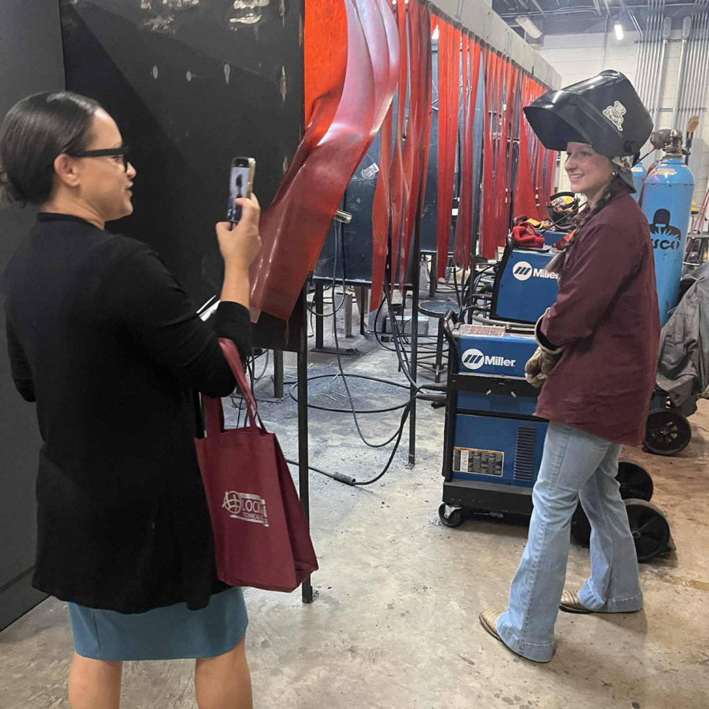 Welding Tour Photo Op